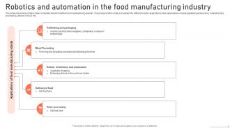 Industrial Robots V2 Robotics And Automation In The Food Manufacturing Industry