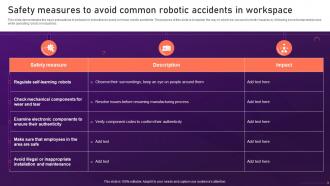Industrial Robots V2 Safety Measures To Avoid Common Robotic Accidents In Workspace