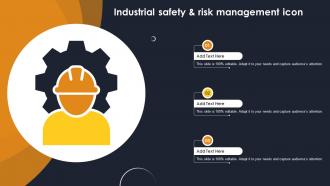 Industrial Safety And Risk Management Icon