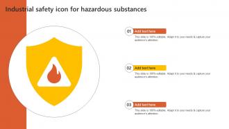 Industrial Safety Icon For Hazardous Substances