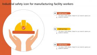 Industrial Safety Icon For Manufacturing Facility Workers