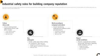 Industrial Safety Rules For Building Company Reputation PPT Presentation