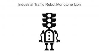 Industrial Traffic Robot Monotone Icon In Powerpoint Pptx Png And Editable Eps Format