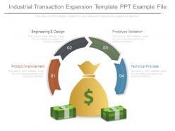 Industrial transaction expansion template ppt example file