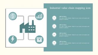 Industrial Value Chain Mapping Icon