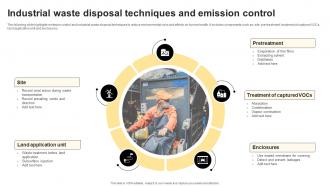Industrial Waste Disposal Techniques And Emission Control