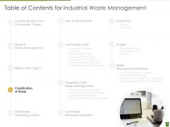 Industrial waste management powerpoint presentation slides