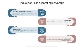 Industries High Operating Leverage In Powerpoint And Google Slides Cpb