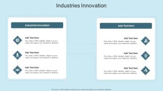 Industries Innovation In Powerpoint And Google Slides Cpb