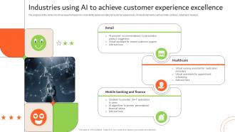 Industries Using Ai To Achieve Customer Experience Excellence