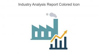 Industry Analysis Report Colored Icon In Powerpoint Pptx Png And Editable Eps Format