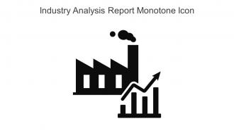 Industry Analysis Report Monotone Icon In Powerpoint Pptx Png And Editable Eps Format