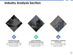 Industry analysis section sustaining ppt powerpoint presentation file show