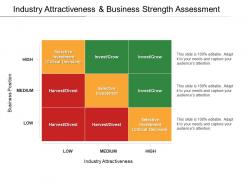 Industry Attractiveness And Business Strength Assessment