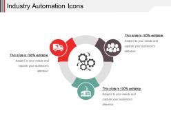 Industry automation icons powerpoint slide rules