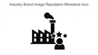 Industry Brand Image Reputation Monotone Icon In Powerpoint Pptx Png And Editable Eps Format