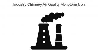 Industry Chimney Air Quality Monotone Icon In Powerpoint Pptx Png And Editable Eps Format
