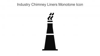 Industry Chimney Liners Monotone Icon In Powerpoint Pptx Png And Editable Eps Format