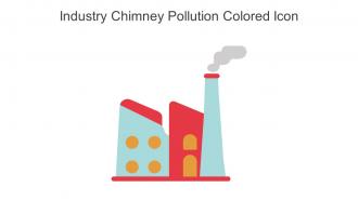 Industry Chimney Pollution Colored Icon In Powerpoint Pptx Png And Editable Eps Format