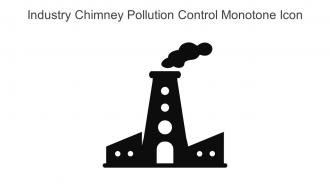 Industry Chimney Pollution Control Monotone Icon In Powerpoint Pptx Png And Editable Eps Format