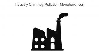 Industry Chimney Pollution Monotone Icon In Powerpoint Pptx Png And Editable Eps Format