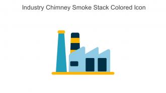 Industry Chimney Smoke Stack Colored Icon In Powerpoint Pptx Png And Editable Eps Format