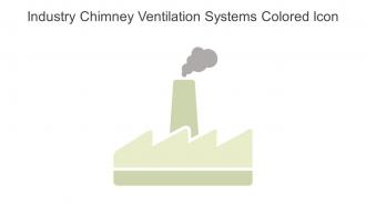 Industry Chimney Ventilation Systems Colored Icon In Powerpoint Pptx Png And Editable Eps Format