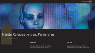 Industry Collaborations And Partnerships Optoelectronics PPT Sample ST AI SS