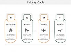 Industry cycle ppt powerpoint presentation model background image cpb