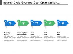 Industry cycle sourcing cost optimization differentiation channel strategy