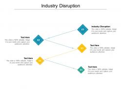Industry disruption ppt powerpoint presentation professional demonstration cpb