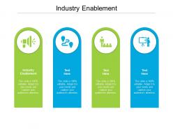 Industry enablement ppt powerpoint presentation file deck cpb