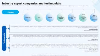 Industry Expert Companies And Testimonials Ed Tech Company Profile CP SS V