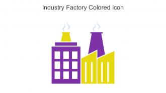 Industry Factory Colored Icon In Powerpoint Pptx Png And Editable Eps Format