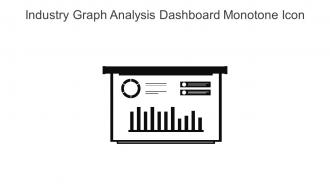 Industry Graph Analysis Dashboard Monotone Icon In Powerpoint Pptx Png And Editable Eps Format