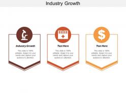 Industry growth ppt powerpoint presentation inspiration portfolio cpb
