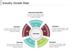 Industry growth rate ppt powerpoint presentation infographic template maker cpb
