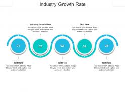 Industry growth rate ppt powerpoint presentation styles visual aids cpb