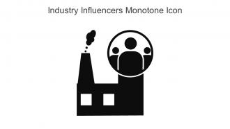 Industry Influencers Monotone Icon In Powerpoint Pptx Png And Editable Eps Format
