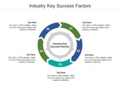 Industry key success factors ppt powerpoint presentation ideas skills cpb
