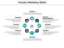 Industry marketing matrix ppt powerpoint presentation file design templates cpb