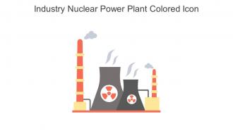 Industry Nuclear Power Plant Colored Icon In Powerpoint Pptx Png And Editable Eps Format