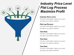 Industry price level flat log process maximize profit