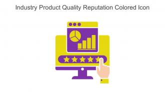 Industry Product Quality Reputation Colored Icon In Powerpoint Pptx Png And Editable Eps Format