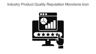 Industry Product Quality Reputation Monotone Icon In Powerpoint Pptx Png And Editable Eps Format