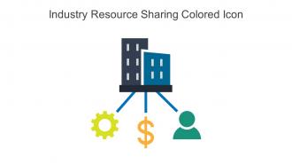 Industry Resource Sharing Colored Icon In Powerpoint Pptx Png And Editable Eps Format