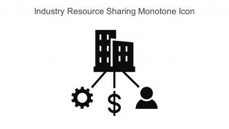 Industry Resource Sharing Monotone Icon In Powerpoint Pptx Png And Editable Eps Format