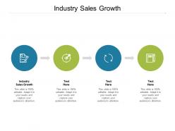 Industry sales growth ppt powerpoint presentation file outfit cpb