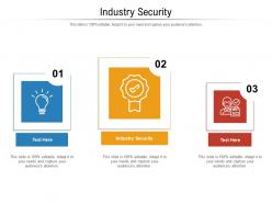 Industry security ppt powerpoint presentation icon show cpb