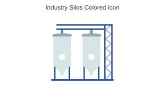 Industry Silos Colored Icon In Powerpoint Pptx Png And Editable Eps Format